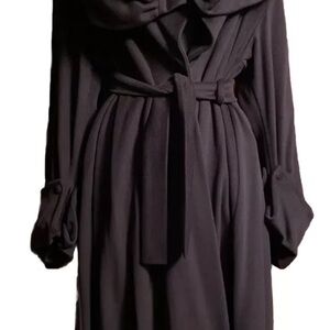 Fendi Black Wool Coat